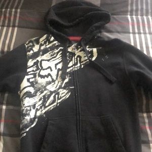 Fox racing zip up hoodie